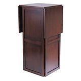 Winsome Wood Newport Expandable Entertainment Wine Bar, Walnut 94350-WINSOMEWOOD