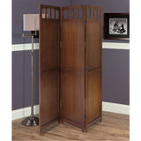 Winsome Wood William Folding Screen Divider, Walnut 94370-WINSOMEWOOD