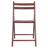 Winsome Wood Robin 4-Piece Folding Chair Set Walnut 94415-WINSOMEWOOD