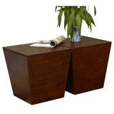 Winsome Wood Mezo Storage Cube, Accent Table, Walnut 94418-WINSOMEWOOD