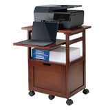 Winsome Wood Piper Work Cart / Printer Stand with key board 94427-WINSOMEWOOD