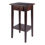 Regalia Accent Table with drawer, shelf