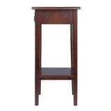 Winsome Wood Regalia Accent Table with drawer, shelf 94430-WINSOMEWOOD