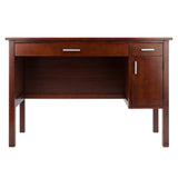 Winsome Wood Emmett Writing Desk, Walnut 94445-WINSOMEWOOD