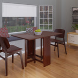 Winsome Wood Clara Double Drop Leaf Dining Table, Walnut 94447-WINSOMEWOOD