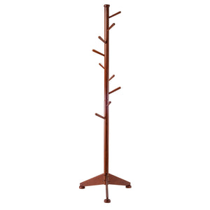 Winsome Wood Lily Coat Tree Hanger, 9 Pegs, Walnut 94570-WINSOMEWOOD