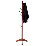 Winsome Wood Lily Coat Tree Hanger, 9 Pegs, Walnut 94570-WINSOMEWOOD