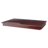 Winsome Wood Alden Flip Top Bed Desk, Tray with Drawer, Walnut 94623-WINSOMEWOOD