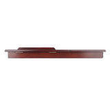 Winsome Wood Alden Flip Top Bed Desk, Tray with Drawer, Walnut 94623-WINSOMEWOOD