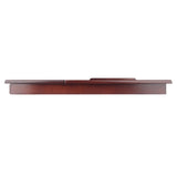 Winsome Wood Alden Flip Top Bed Desk, Tray with Drawer, Walnut 94623-WINSOMEWOOD