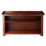 Winsome Wood Milan Storage Hall Bench, Walnut 94640-WINSOMEWOOD