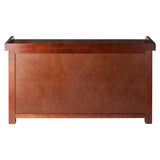 Winsome Wood Milan Storage Hall Bench, Walnut 94640-WINSOMEWOOD