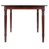 Winsome Wood Mornay Square Dining Table, Walnut 94736-WINSOMEWOOD