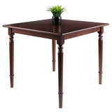 Winsome Wood Mornay Square Dining Table, Walnut 94736-WINSOMEWOOD