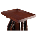 Winsome Wood 6-Piece Snack Table Set Walnut 94828-WINSOMEWOOD