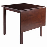 Winsome Wood Perrone Drop Leaf Dining Table, Walnut 94831-WINSOMEWOOD