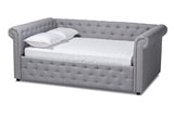 Mabelle Modern Contemporary Fabric Upholstered Queen Size Daybed