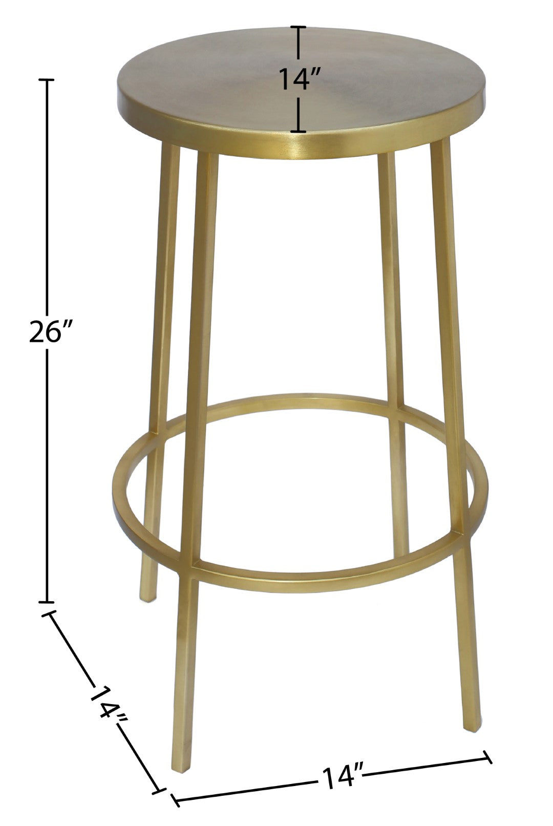 Tyson Contemporary Counter Stool - Thumbnail 3