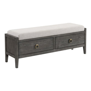 Intercon Portia Contemporary Storage Bench PO-BR-9558B-BDL-C PO-BR-9558B-BDL-C