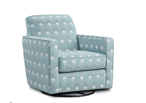 Fusion 402-G Transitional Swivel Glider Chair 402-G Chantilly Mist