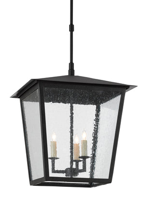 Bening Large Outdoor Lantern - Weather-Resistant, Stylish Midnight Black Finish for Outdoor Spaces
