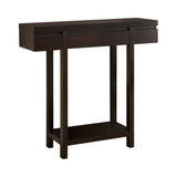 Contemporary 1-drawer Rectangular Console Table Cappuccino