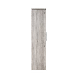 Contemporary 2-door Tall Cabinet Grey Driftwood