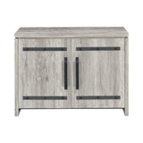 Country Rustic 2-door Accent Cabinet Grey Driftwood