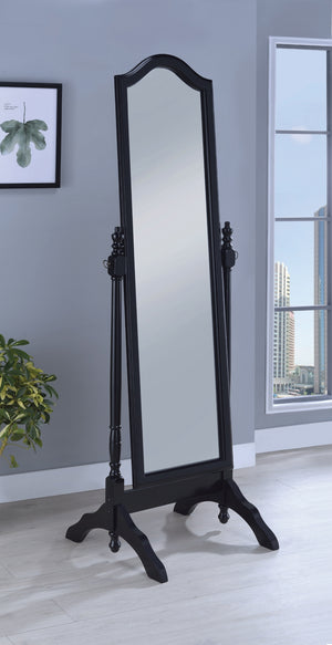 Traditional Cheval Mirror - Elegant Arched Design with Full-Length Reflection for Vintage Charm