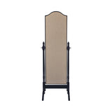 Traditional Rectangular Cheval Mirror with Arched Top