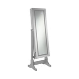 Contemporary Jewelry Cheval Mirror Silver