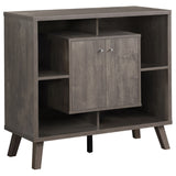 Casual Accent Cabinet with Open Compartment Hazelnut