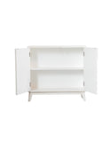 Casual Rectangular 2-door Accent Cabinet White