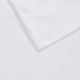 1000 Thread Count Casual 55% Cotton 45% Polyester Solid Antimicrobial Sheet Set W/ Heiq Temperature Regulating in White