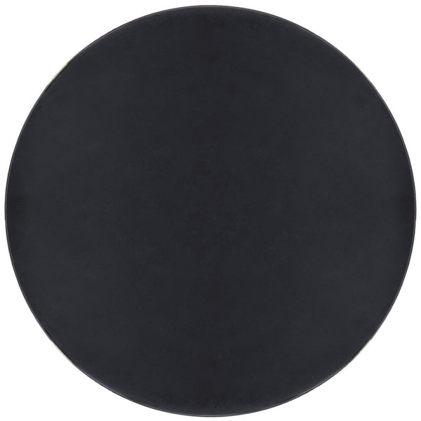 Brody Velvet / Engineered Wood / Metal / Foam Contemporary Black Velvet Adjustable Stool - 15" W x 15" D x 23"-31.75" H