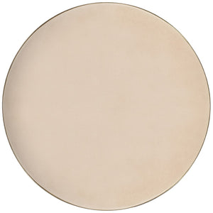 Brody Velvet / Engineered Wood / Metal / Foam Contemporary Cream Velvet Adjustable Stool - 15" W x 15" D x 23"-31.75" H