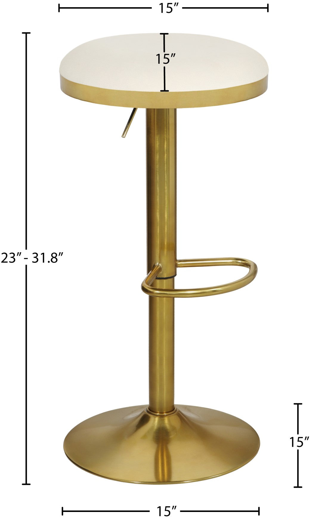 Brody Adjustable Stool - Thumbnail 5
