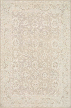 Pasargad Denver Hand-Knotted Ivory Wool Area Rug 044862-PASARGAD