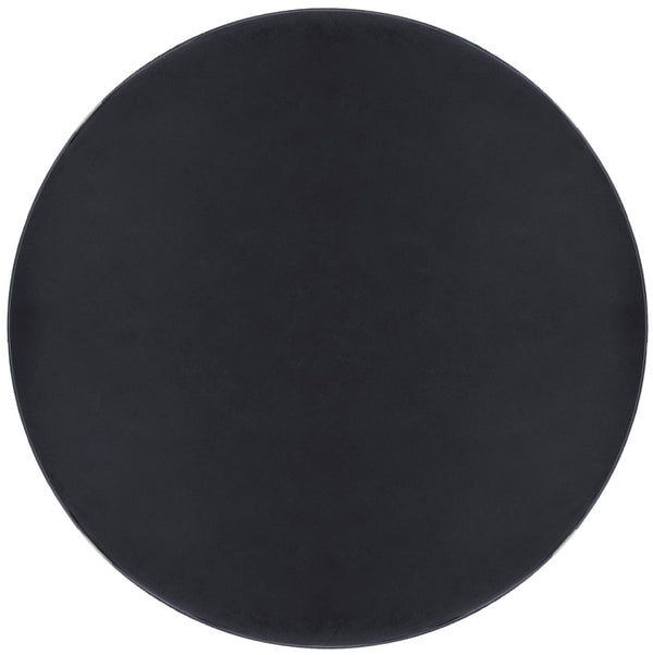 Brody Velvet / Engineered Wood / Metal / Foam Contemporary Black Velvet Adjustable Stool - 15" W x 15" D x 23"-31.75" H