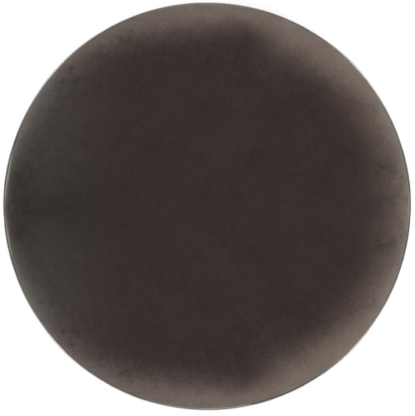 Brody Velvet / Engineered Wood / Metal / Foam Contemporary Grey Velvet Adjustable Stool - 15" W x 15" D x 23"-31.75" H