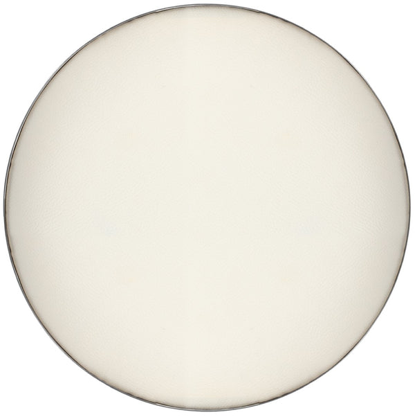 Brody Faux Leather / Metal / Foam Contemporary White Faux Leather Adjustable Stool - 15" W x 15" D x 23"-31.75" H