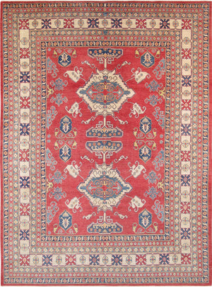 Pasargad Kazak Collection Hand-Knotted Wool Area Rug 044858-PASARGAD