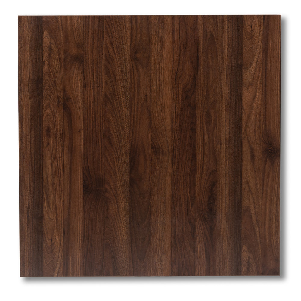 Baxton Studio Lovy Modern and Contemporary Gray Fabric Upholstered Dark Walnut-Finished 5-Piece Wood Dining Set