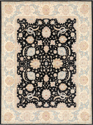 Pasargad Denver Hand-Knotted Ivory Wool Area Rug 044821-PASARGAD