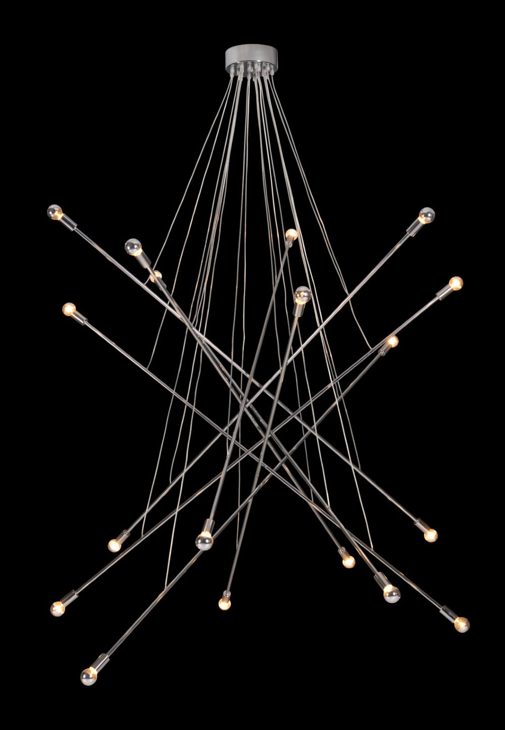 Zuo Modern Belief Steel Modern Commercial Grade Ceiling Lamp Chrome Steel