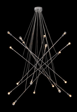 Zuo Modern Belief Steel Modern Commercial Grade Ceiling Lamp Chrome Steel