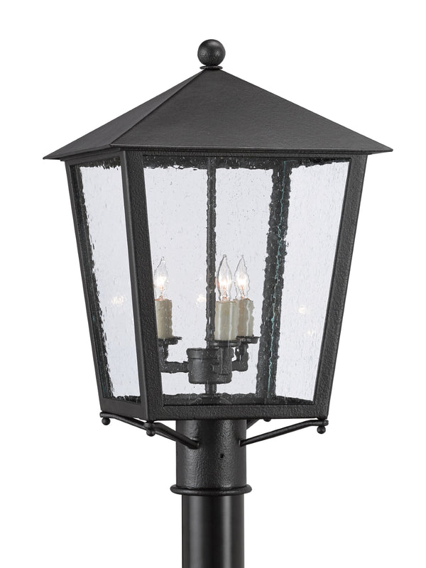 Bening Small Post Light - Stylish Midnight Finish, Weather-Resistant Design, Perfect for Outdoor Spaces