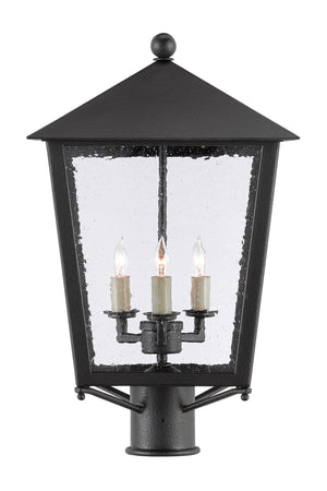 Bening Small Post Light - Stylish Midnight Finish, Weather-Resistant Design, Perfect for Outdoor Spaces