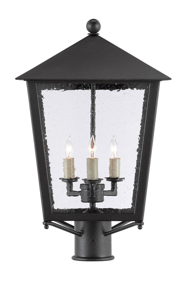 Bening Small Post Light - Stylish Midnight Finish, Weather-Resistant Design, Perfect for Outdoor Spaces