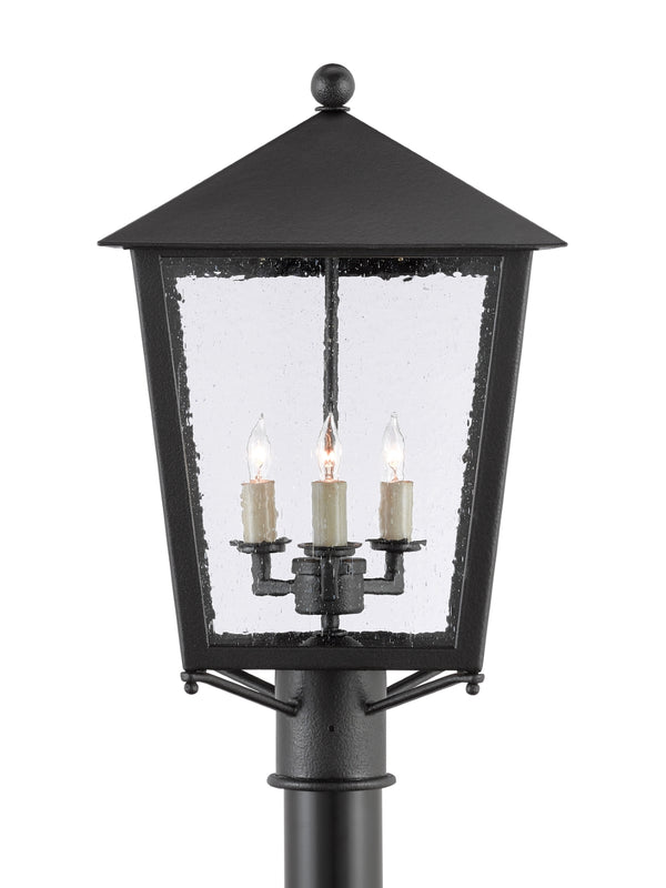Bening Small Post Light - Stylish Midnight Finish, Weather-Resistant Design, Perfect for Outdoor Spaces